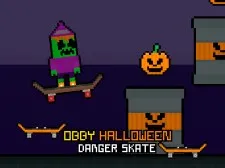 Obby Halloween Danger Skate